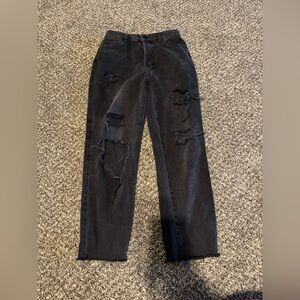 PacSun Black Distressed Women Jeans